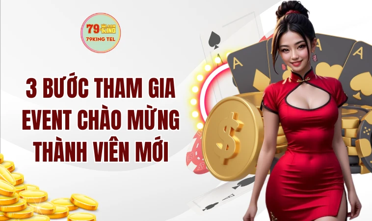 3 bước tham gia event chào mừng thành viên mới